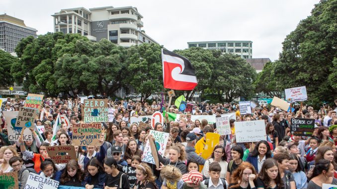 Wellington Climate Strike by David Tong